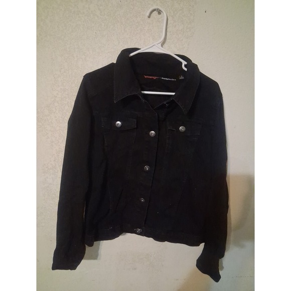 wrangler authentic xl womens jean jacket - Picture 1 of 4